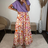 JUPE ORANGE FLAVIE - La Petite Somptueuse