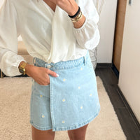 JUPE SHORT PAQUERETTE - La Petite Somptueuse