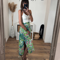 JUPE VERTE ORANE - La Petite Somptueuse