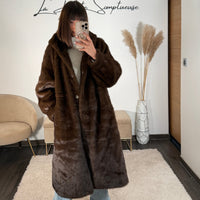 LONG MANTEAU ADRIANE - La Petite Somptueuse