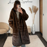 LONG MANTEAU ADRIANE - La Petite Somptueuse