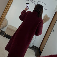 MANTEAU BORDEAUX EDGAR - La Petite Somptueuse
