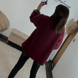 MANTEAU BORDEAUX LEO - La Petite Somptueuse