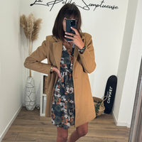 MANTEAU CAMEL BASILE - La Petite Somptueuse