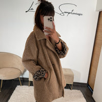 MANTEAU CAMEL ROMEO - La Petite Somptueuse