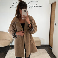 MANTEAU CAMEL ROMEO - La Petite Somptueuse
