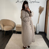 MANTEAU CAPUCHE BEIGE VICTOR - La Petite Somptueuse