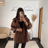 MANTEAU CAPUCHE CHOCO AIDEN - La Petite Somptueuse