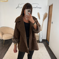 MANTEAU CHOCO LEO - La Petite Somptueuse