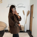 MANTEAU CHOCO LEO - La Petite Somptueuse