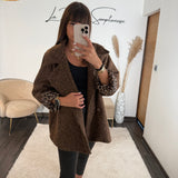 MANTEAU CHOCO LEO - La Petite Somptueuse