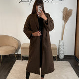 MANTEAU CHOCOLAT EDGAR - La Petite Somptueuse