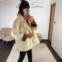 MANTEAU ECRU LEO - La Petite Somptueuse