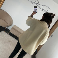 MANTEAU ECRU LEO - La Petite Somptueuse