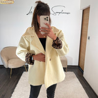 MANTEAU ECRU LEO - La Petite Somptueuse
