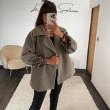 MANTEAU GRIS LEO - La Petite Somptueuse