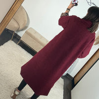 MANTEAU LONG BORDEAUX MAX - La Petite Somptueuse