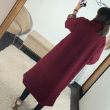 MANTEAU LONG BORDEAUX MAX - La Petite Somptueuse