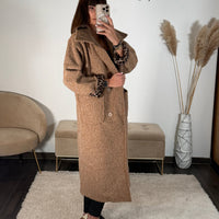 MANTEAU LONG CAMEL MAX - La Petite Somptueuse
