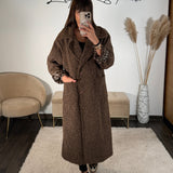 MANTEAU LONG CHOCO MAX - La Petite Somptueuse
