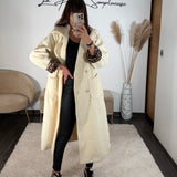 MANTEAU LONG ECRU MAX - La Petite Somptueuse