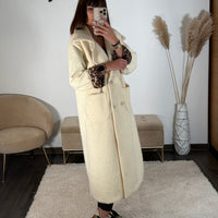 MANTEAU LONG ECRU MAX - La Petite Somptueuse