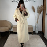 MANTEAU LONG ECRU MAX - La Petite Somptueuse