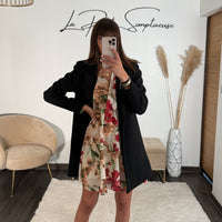 MANTEAU NOIR BASILE - La Petite Somptueuse