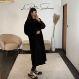 MANTEAU NOIR EDGAR - La Petite Somptueuse