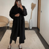 MANTEAU NOIR EDGAR - La Petite Somptueuse