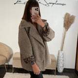 MANTEAU TAUPE LEO - La Petite Somptueuse