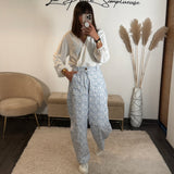 PANTALON BLEU LIBERTY - La Petite Somptueuse
