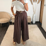 PANTALON CHOCO POIS PENNY - La Petite Somptueuse