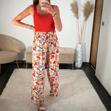 PANTALON FLEURI LUKA - La Petite Somptueuse