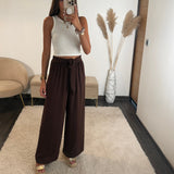 PANTALON FLUIDE CHOCO LOUIS - La Petite Somptueuse