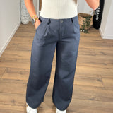 PANTALON GRIS JEAN - La Petite Somptueuse