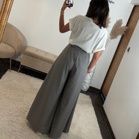 PANTALON GRIS SCRATCH - La Petite Somptueuse