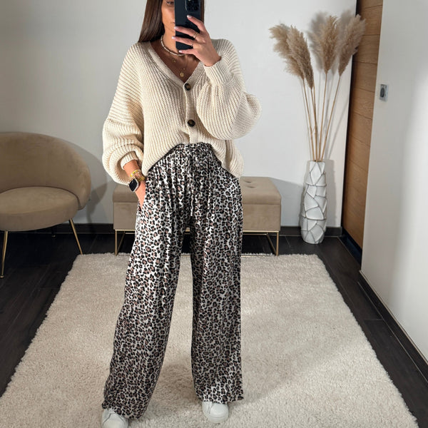 PANTALON LEOPARD DOLLY - La Petite Somptueuse