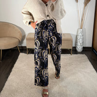 PANTALON MARINE HUGO - La Petite Somptueuse