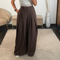 PANTALON OVERSIZE CHOCO ALEX - La Petite Somptueuse