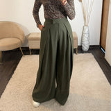 PANTALON OVERSIZE KAKI ALEX - La Petite Somptueuse