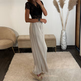 PANTALON PLISSEE BEIGE HARRY - La Petite Somptueuse