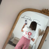 PANTALON VICHY ROUGE - La Petite Somptueuse