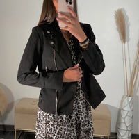 PERFECTO NOIR SUEDINE - La Petite Somptueuse