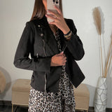 PERFECTO NOIR SUEDINE - La Petite Somptueuse