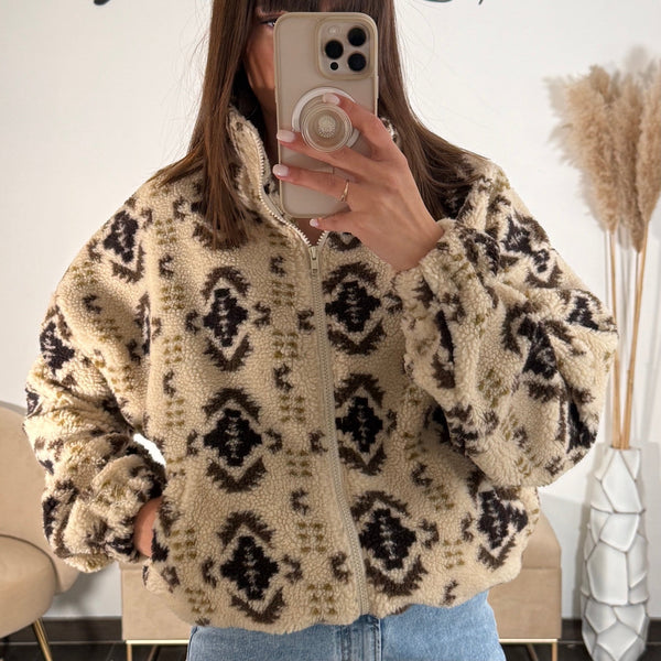 POLAIRE BEIGE AZTEQUE - La Petite Somptueuse