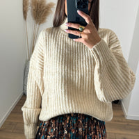 PULL BEIGE AMY - La Petite Somptueuse