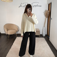 PULL BEIGE AXEL - La Petite Somptueuse