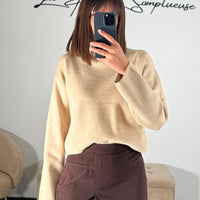 PULL BEIGE CHANI - La Petite Somptueuse