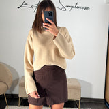 PULL BEIGE CHANI - La Petite Somptueuse